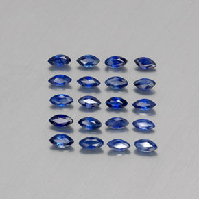2.17캐럿 천연 로열 블루 사파이어 보석, 마퀴즈, 3.9×2.2 mm, VS