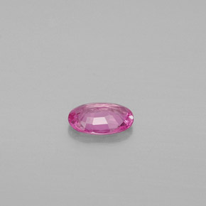 0.46캐럿 천연 핑크 사파이어, 타원형 컷, 6×4.1 mm, VS