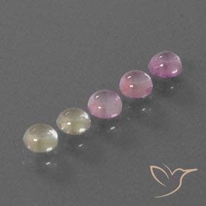 2.03캐럿 천연 멀티컬러 사파이어 보석, 라운드 컷, 4.00 mm, 투명한