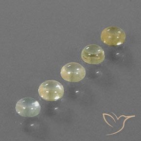 2.11캐럿 천연 멀티컬러 사파이어 보석, 라운드 컷, 4.14 mm, 투명한