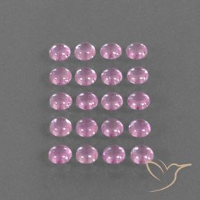 3.26캐럿 천연 매우 연한 핑크 사파이어 보석, 라운드 컷, 3.10 mm, 투명한
