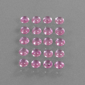 캐럿 천연 핑크 사파이어 보석, 라운드 컷, 2.90 mm, 투명한