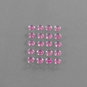 캐럿 천연 핑크 사파이어 보석, 라운드 컷, 2.90 mm, 투명한