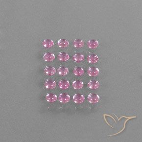 3.14캐럿 천연 매우 연한 핑크 사파이어 보석, 라운드 컷, 2.90 mm, 투명한
