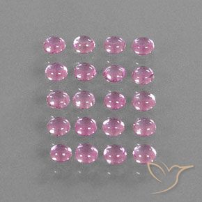 3.14캐럿 천연 매우 연한 핑크 사파이어 보석, 라운드 컷, 2.90 mm, 투명한