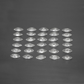 캐럿 천연 화이트 사파이어 보석, 마퀴즈, 4.8×2.4 mm, VVS-VS