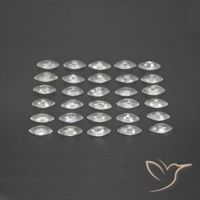 5.08캐럿 천연 클리어 화이트 사파이어 보석, 보석, VVS-VS