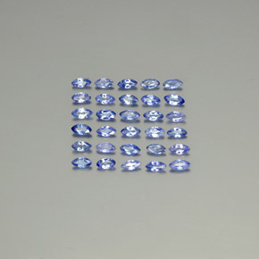 2.63캐럿 천연 블루 사파이어 보석, 마퀴즈, 4.1×2.1 mm, VVS-VS