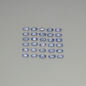 2.56캐럿 천연 파스텔 블루 사파이어 보석, 마퀴즈, 3.9×2.1 mm, VVS-VS