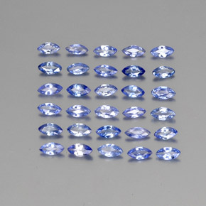 2.11캐럿 천연 블루 사파이어 보석, 마퀴즈, 3.8×2.1 mm, VVS-VS