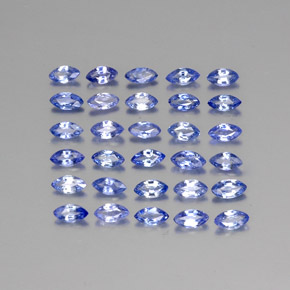 캐럿 천연 블루 사파이어 보석, 마퀴즈, 3.8×1.9 mm, VVS-VS