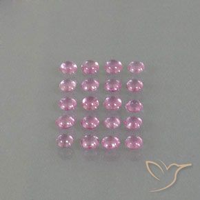 3.30캐럿 천연 매우 연한 핑크 사파이어 보석, 라운드 컷, 3.15 mm, 투명한