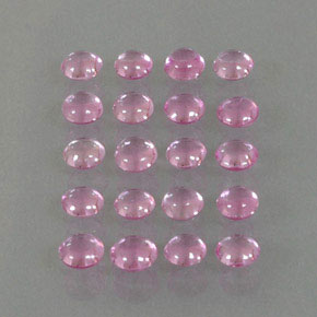 3.80캐럿 천연 베리 라이트 로얄 퍼플 핑크 사파이어 보석, 라운드 컷, 3.30 mm, 투명한