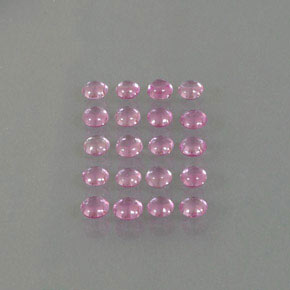 3.80캐럿 천연 베리 라이트 로얄 퍼플 핑크 사파이어 보석, 라운드 컷, 3.30 mm, 투명한