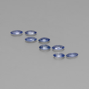 캐럿 천연 블루 사파이어 보석, 마퀴즈, 4.5×2.3 mm, VVS-VS