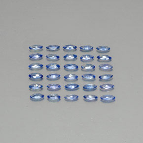 2.83캐럿 천연 블루 사파이어 보석, 마퀴즈, 4×2 mm, VVS-VS