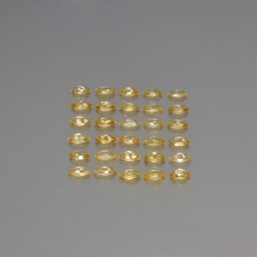 3.37캐럿 천연 골든 옐로우 사파이어 보석, 마퀴즈, 3.8×2 mm, VVS-VS