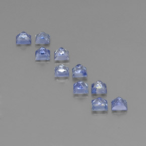2.44캐럿 천연 블루 사파이어 보석, 스퀘어, 3.2×3.2 mm, VVS-VS