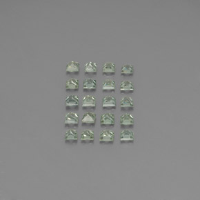 캐럿 천연 그린 사파이어 보석, 스퀘어, 2.6×2.6 mm, VVS-VS