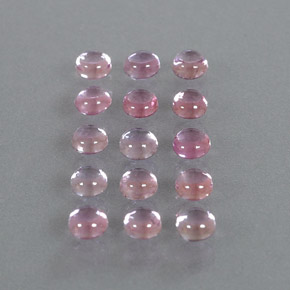 2.85캐럿 천연 라이트 핑크 사파이어 보석, 라운드 컷, 2.95 mm, 투명한
