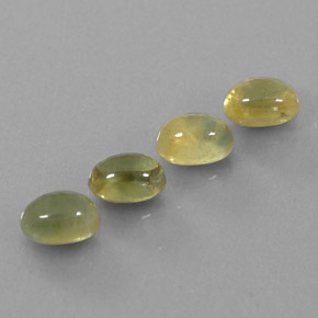 3.67캐럿 천연 따뜻한 포레스트 그린 사파이어 보석, 투명한, 6.2×4.1 mm, 투명/반투명