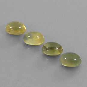 3.67캐럿 천연 따뜻한 포레스트 그린 사파이어 보석, 투명한, 6.2×4.1 mm, 투명/반투명