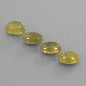 4.90캐럿 천연 미디엄 그린 사파이어 보석, 투명한, 7×4.9 mm, 투명/반투명