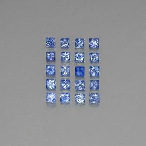 3.67캐럿 천연 미디엄 다크 블루 사파이어 보석, 스퀘어, 3×2.9 mm, VVS-VS