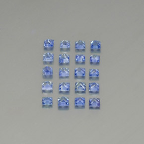 2.19캐럿 천연 미디엄 다크 블루 사파이어 보석, 스퀘어, 2.5×2.5 mm, VVS-VS