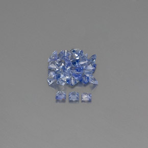 캐럿 천연 블루 사파이어 보석, 스퀘어, 1.9×1.9 mm, VVS-VS