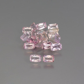 캐럿 천연 멀티컬러 사파이어 보석, 에메랄드 컷, 5×3 mm, VS-SI