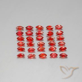 3.54캐럿 천연 다크 레드 사파이어 보석, 마퀴즈, 4×2.1 mm, VS-SI