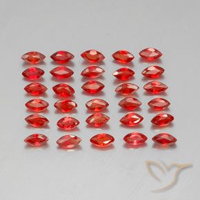 3.54캐럿 천연 다크 레드 사파이어 보석, 마퀴즈, 4×2.1 mm, VS-SI