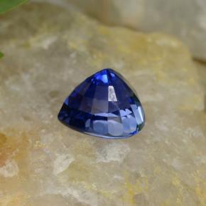 1.53캐럿 천연 블루 사파이어, 배 모양, 6.5×6.1 mm, VVS-VS