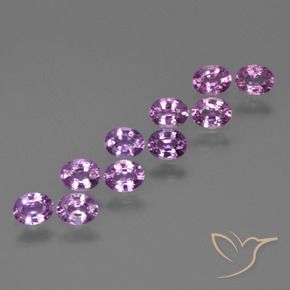 2.28캐럿 천연 미디엄 다크 퍼플 사파이어 보석, 타원형, VS