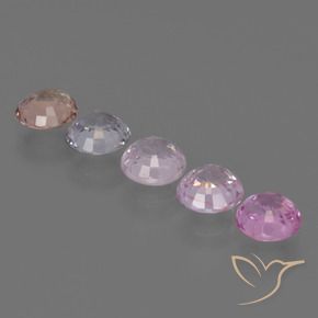 2.94캐럿 천연 다색 사파이어 보석, 둥근, VS