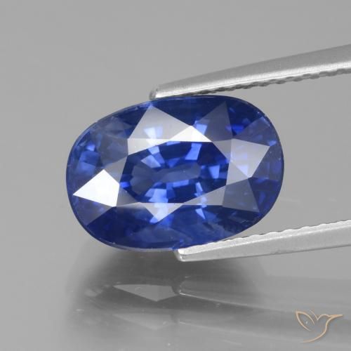 4.81ct 자연스러운 수레국화 블루 사파이어, 타원형, VS