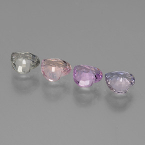 1.93캐럿 천연 다색 사파이어 보석, 하트 모양, VVS-VS