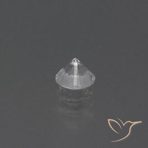 0.46캐럿 천연 하얀색 사파이어, 둥근, VS