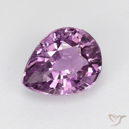 1.26ct 자연스러운 인텐스 모브 사파이어, 배 모양, VS
