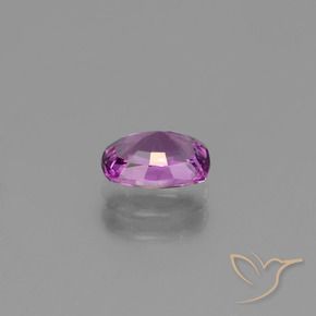 1.04캐럿 천연 미디엄 다크 퍼플 사파이어, 쿠션 컷, 6.7×5 mm, VVS-VS
