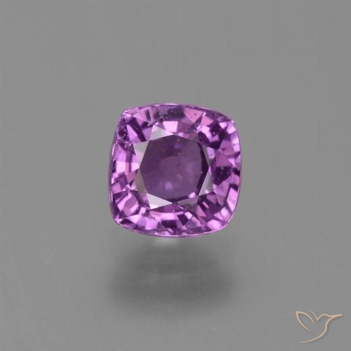 1.44ct 자연스러운 미디엄 퍼플 사파이어, 방석, VS