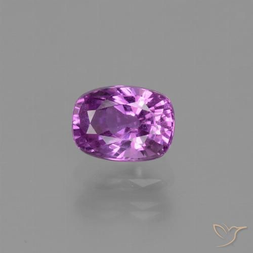 1.16ct 자연스러운 일렉트릭 퍼플 사파이어, 방석, VS