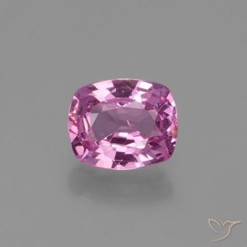 1.28ct 자연스러운 밝은 분홍빛이 도는 보라색 사파이어, 방석, VS