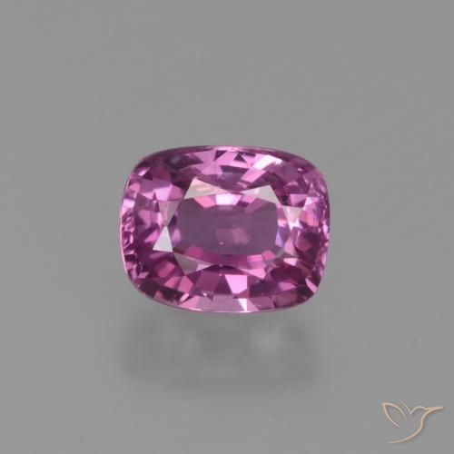 1.22ct 자연스러운 미디엄 다크 퍼플 사파이어, 방석, VVS-VS