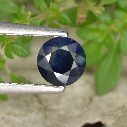 0.55ct 자연스러운 로얄 블루 사파이어, 둥근, VS