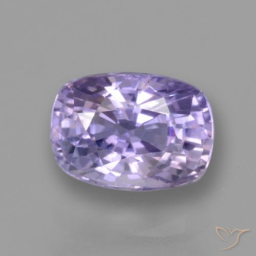 1.11ct 자연스러운 미디엄 라이트 바이올렛 사파이어, 방석, VVS-VS