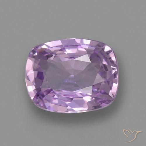 1.08ct 자연스러운 미디엄 바이올렛 사파이어, 방석, VVS