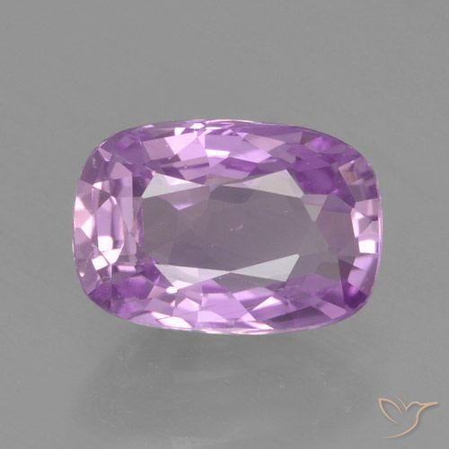 1.07ct 자연스러운 라일락 꽃 사파이어, 방석, VVS-VS