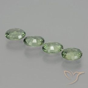 2.80캐럿 천연 연한 초록색 사파이어 보석, 타원형, VVS-VS